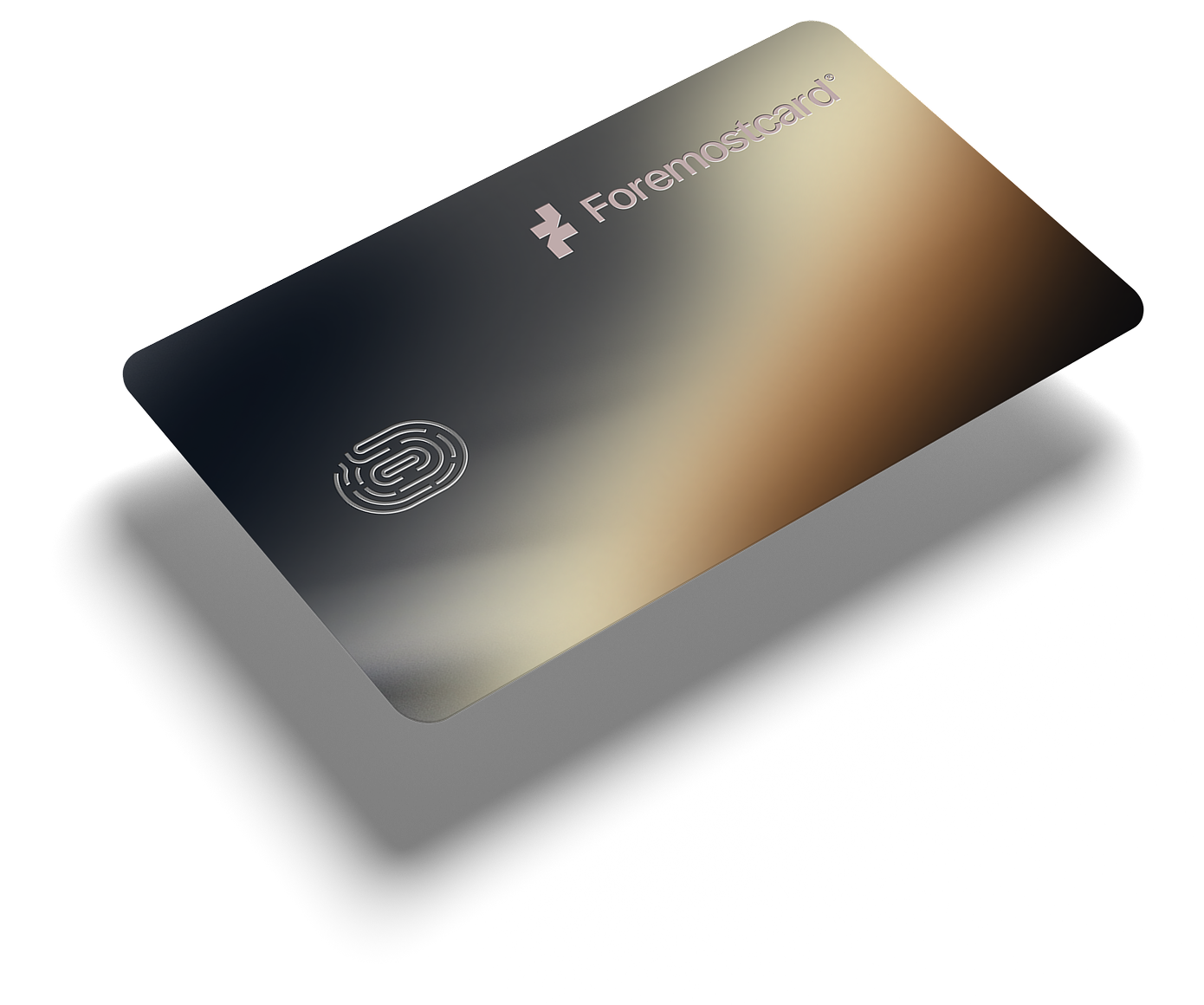 Foremostcard with shadow effect